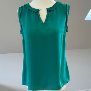 Sleeveless silky top